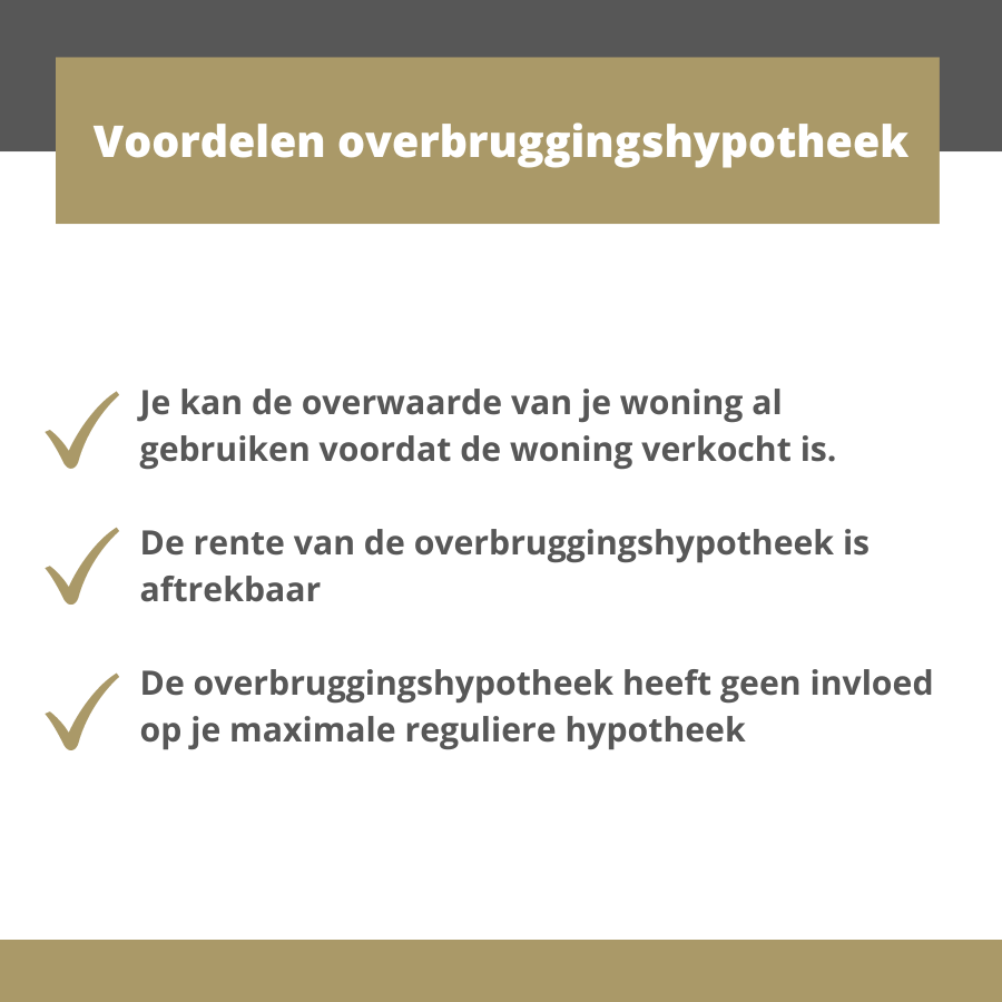 Voordelen overbruggingshypotheek